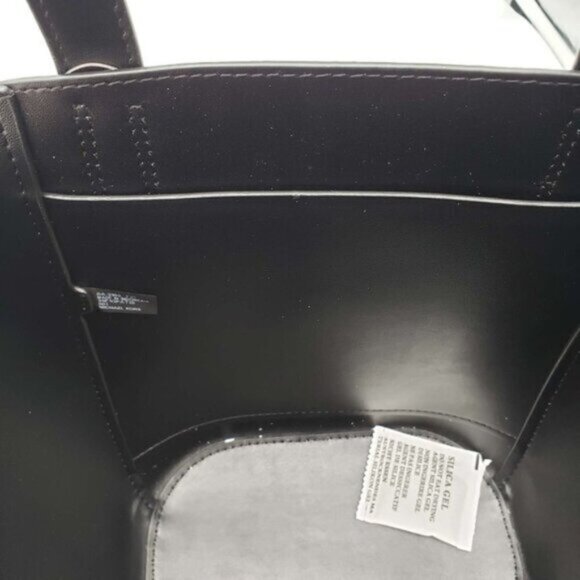 Michael Kors Portia Black Leather Tote Bag 65-083025 - Picture 8 of 11